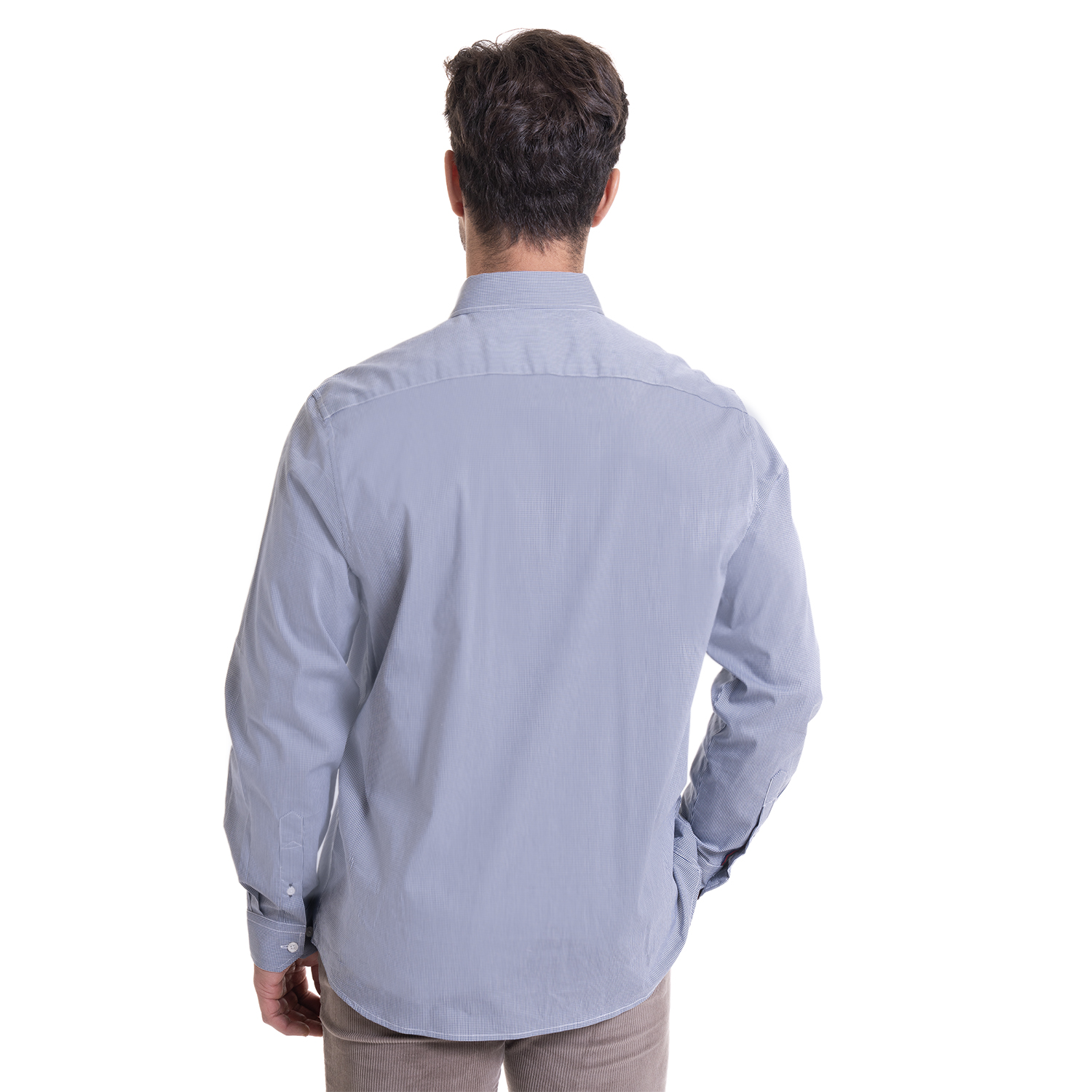 CAMISA BRONX MICRO CUADRO REGULAR FIT | AZUL MARINO - 2