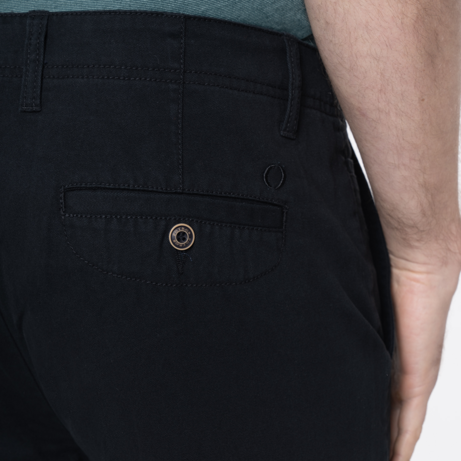 PANTALÓN ALGODÓN REGULAR FIT HOMBRE POTROS NEGRO VERSALLES - 3