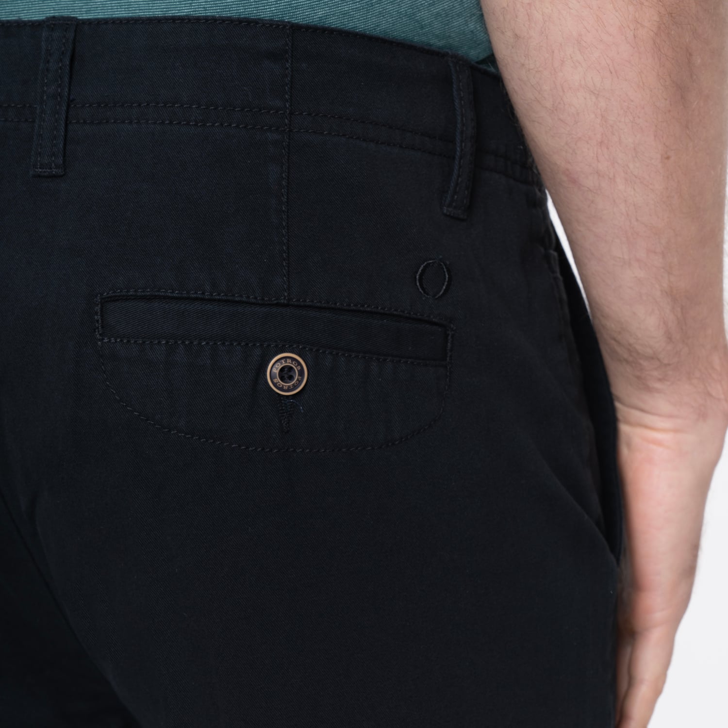 PANTALÓN ALGODÓN REGULAR FIT HOMBRE POTROS NEGRO VERSALLES - 3