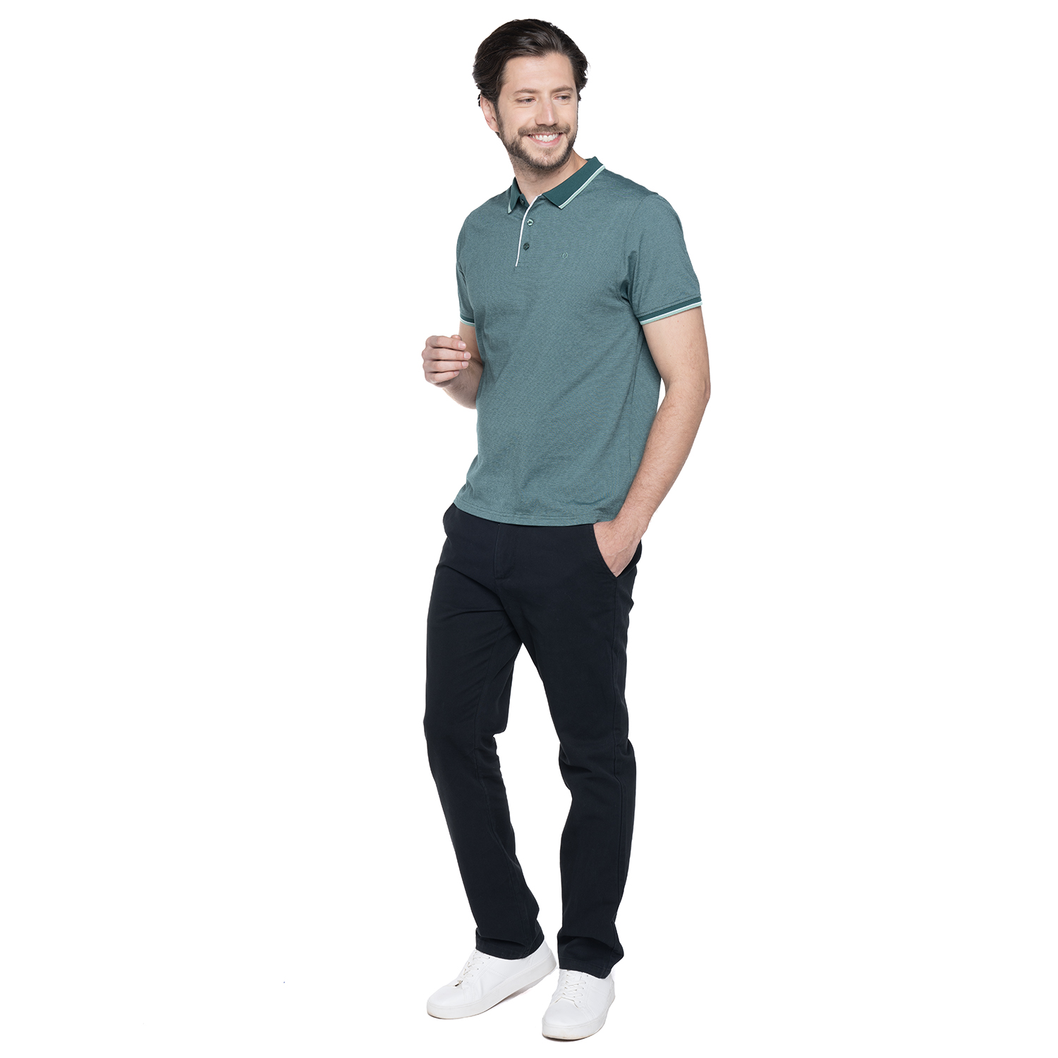 PANTALÓN ALGODÓN REGULAR FIT HOMBRE POTROS NEGRO VERSALLES - 4