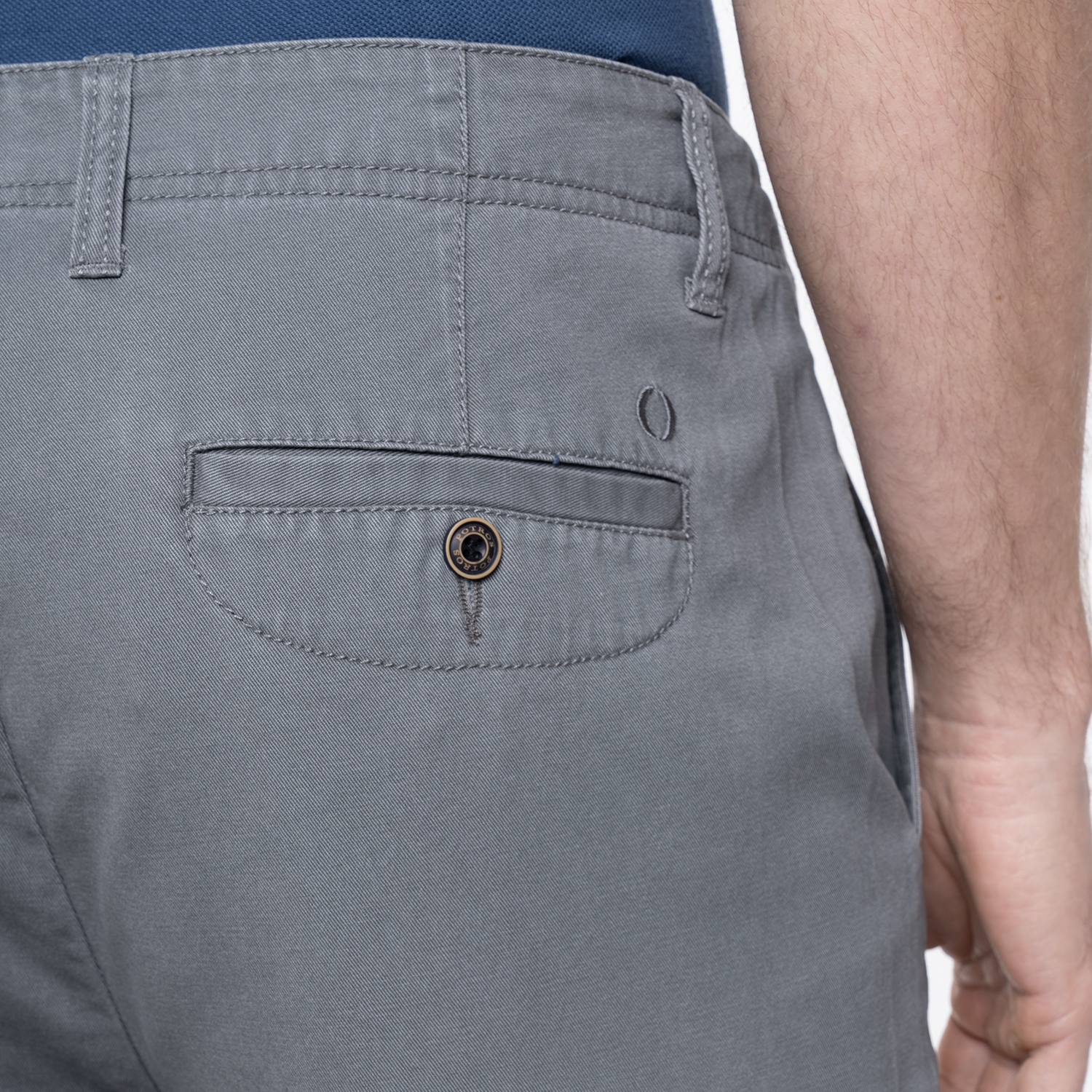 PANTALÓN ALGODÓN REGULAR FIT HOMBRE POTROS GRIS VERSALLES - 3