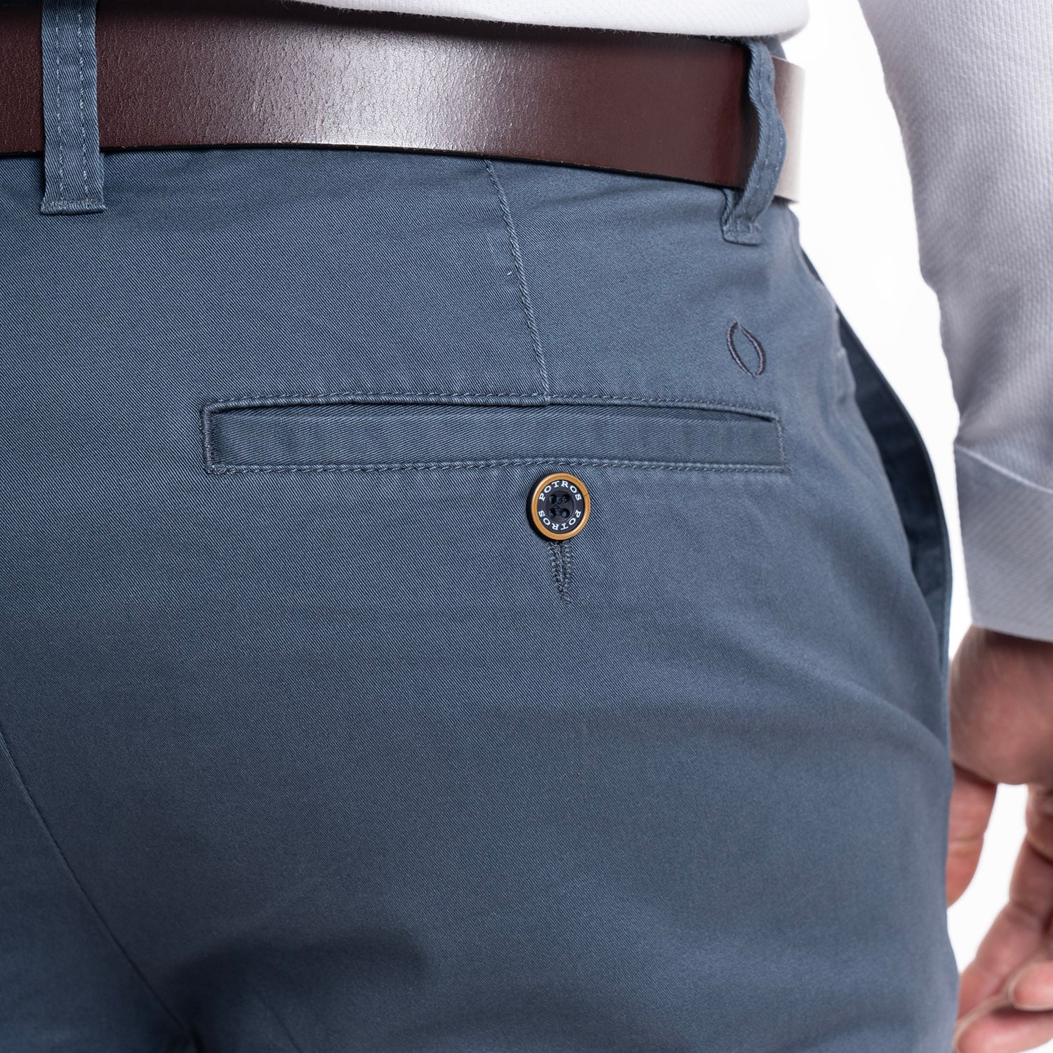 PANTALON CHINO HOMBRE SLIM FIT BUDAPEST | AZUL MARINO - 3