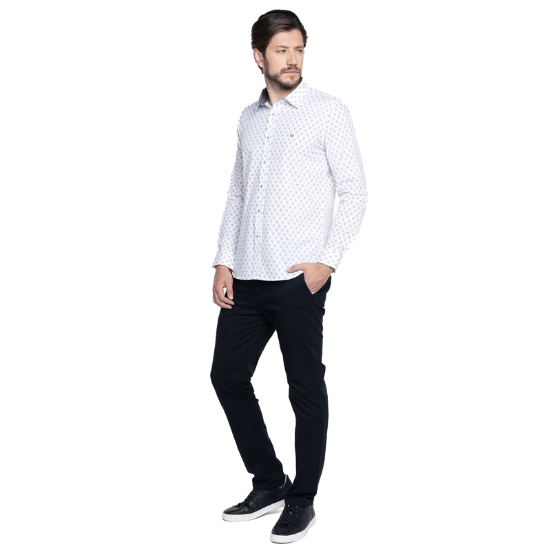 PANTALÓN ALGODÓN SLIM FIT HOMBRE POTROS NEGRO BUDAPEST - 4