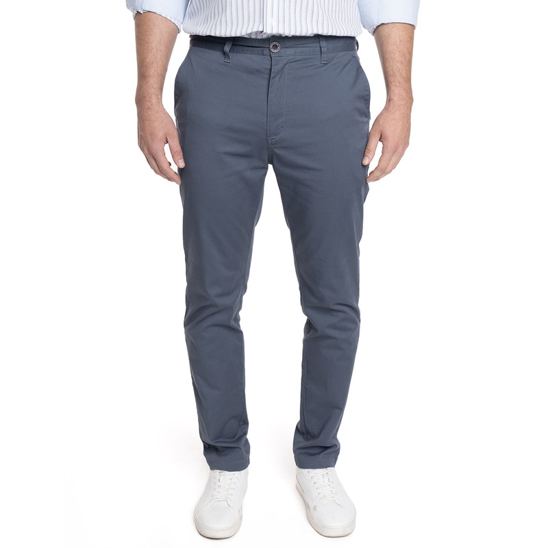 PANTALON CHINO HOMBRE SLIM FIT BUDAPEST | AZUL OSCURO - 1