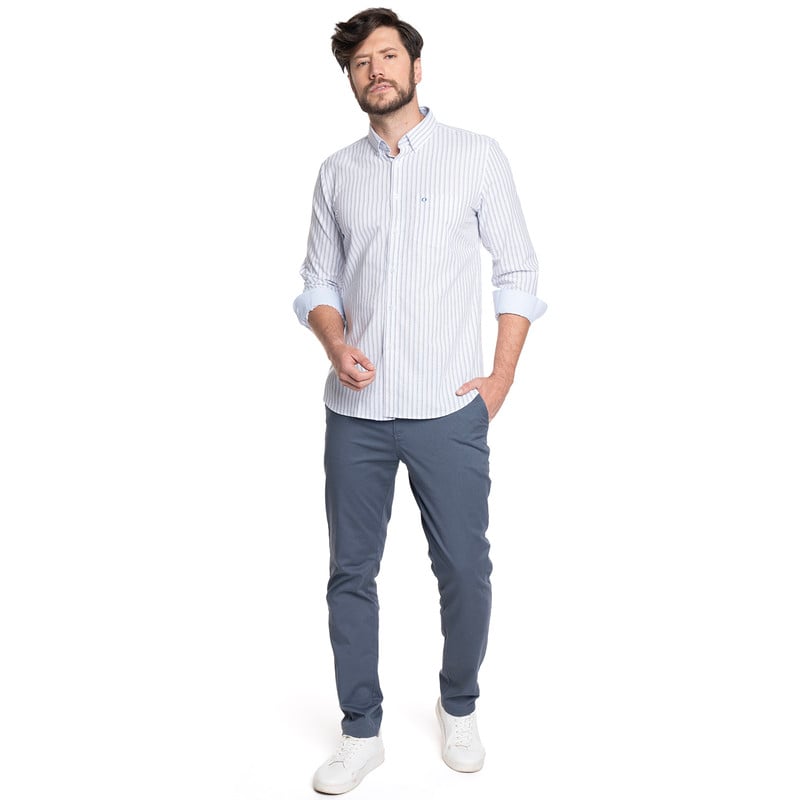 PANTALON CHINO HOMBRE SLIM FIT BUDAPEST | AZUL OSCURO - 4
