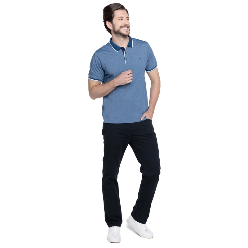 PANTALÓN ALGODÓN SLIM FIT HOMBRE POTROS NEGRO VIENA - 4