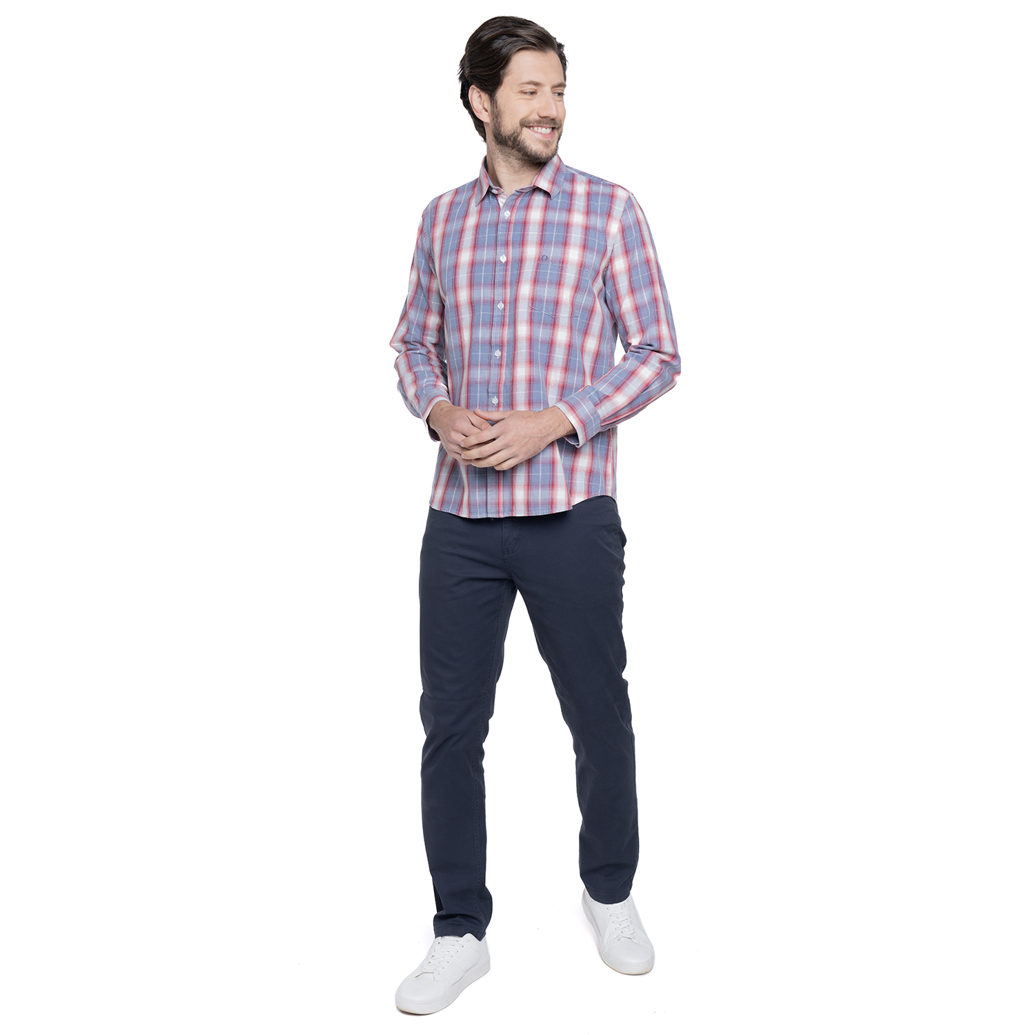 PANTALON HOMBRE SLIM FIT 5 BOLSILLOS ATENAS | AZUL MARINO - 4