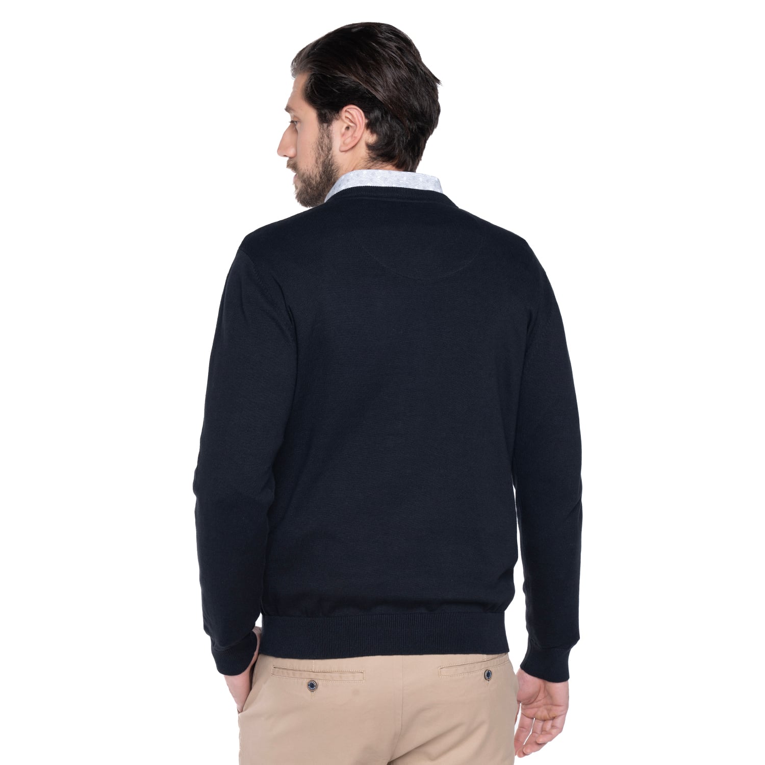 SWEATER HOMBRE CUELLO V VENECIA | NEGRO - 2