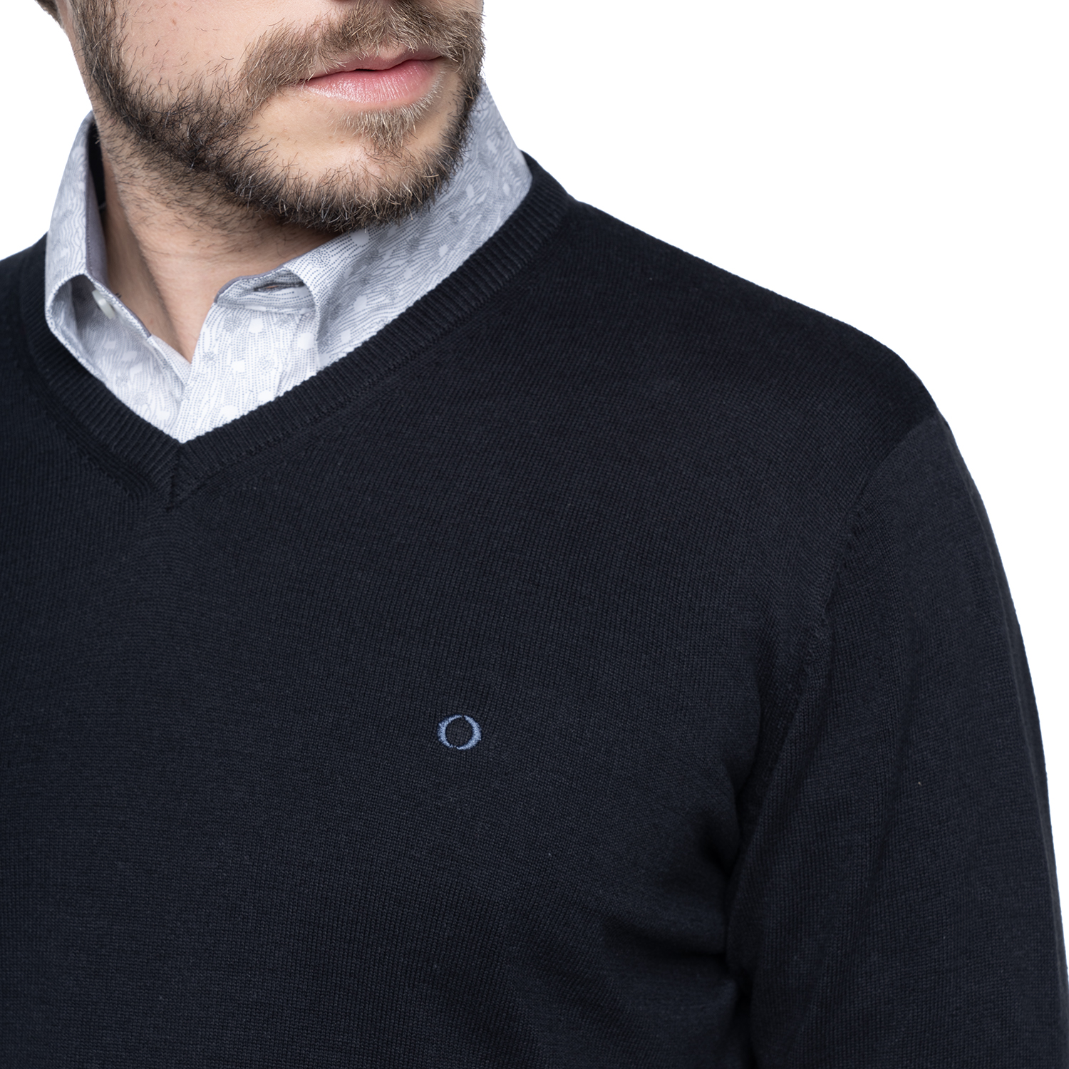 SWEATER HOMBRE CUELLO V VENECIA | NEGRO - 3