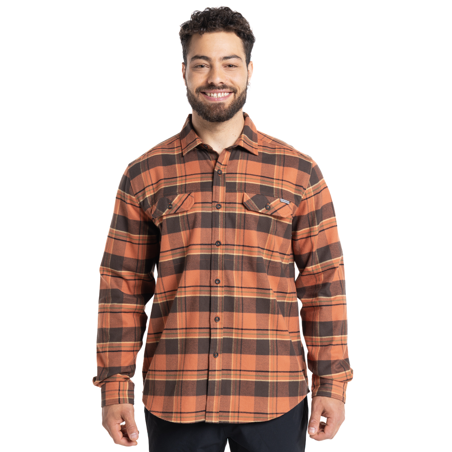 CAMISA LEÑADORA | NARANJA - 1