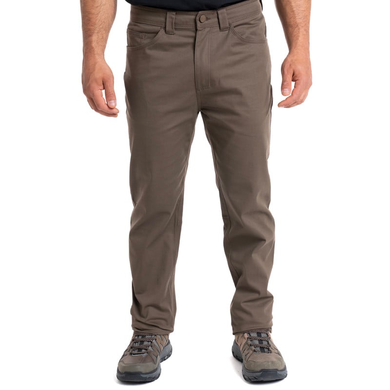 PANTALON HOMBRE CALAFATE MARRÓN ALGODÓN OUTDOOR - 1