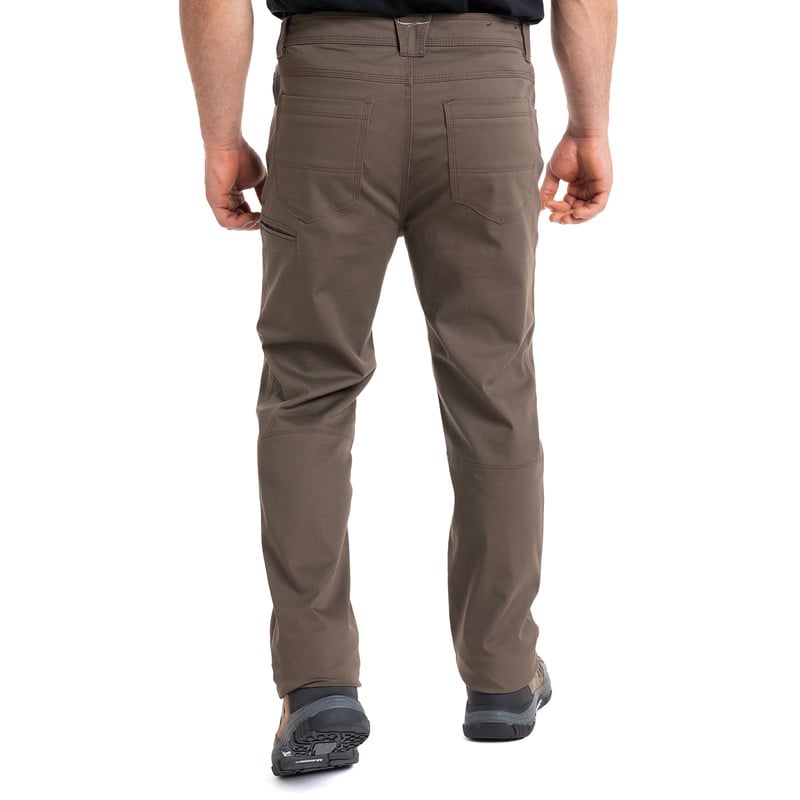 PANTALON HOMBRE CALAFATE MARRÓN ALGODÓN OUTDOOR - 2