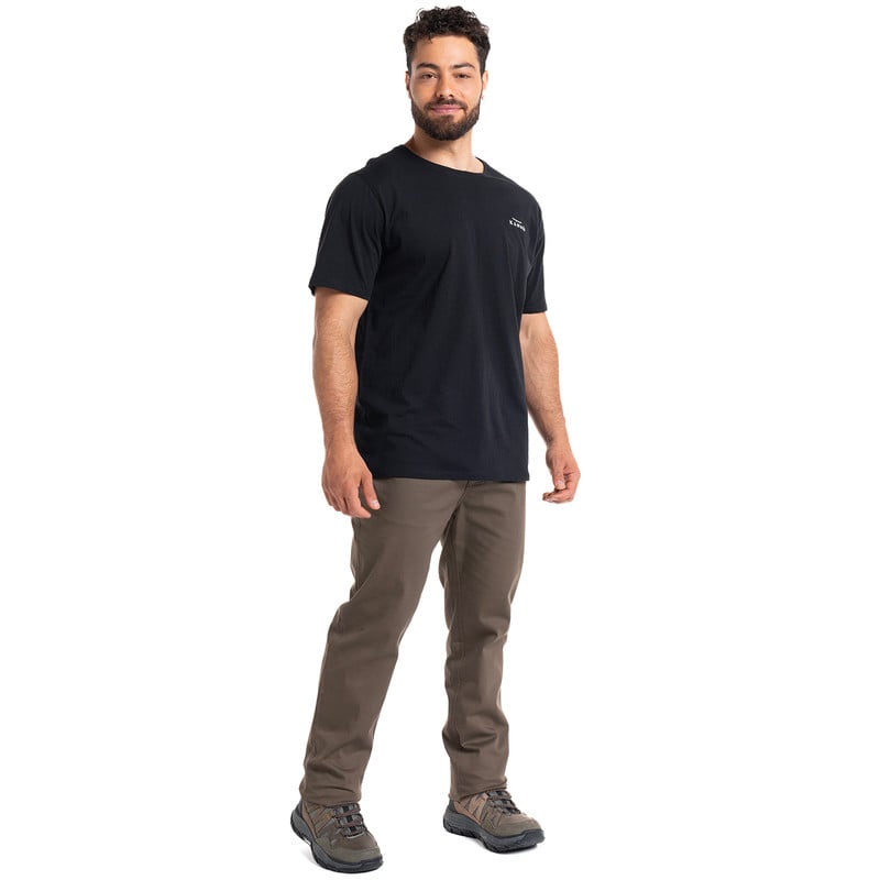 PANTALON HOMBRE CALAFATE MARRÓN ALGODÓN OUTDOOR - 4