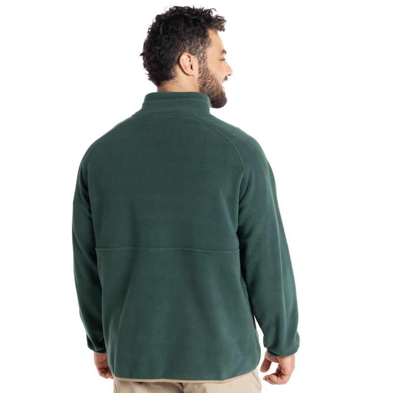 MEN'S PUELO 1/4 ZIP FLEECE | VERDE PETRÓLEO - 2