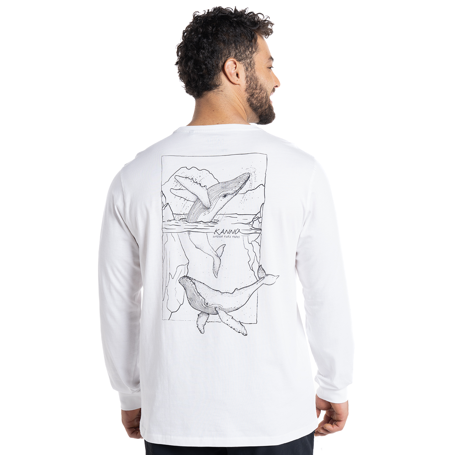 POLERA ESTAMPADA LIFESTYLE HOMBRE | BLANCO - 2