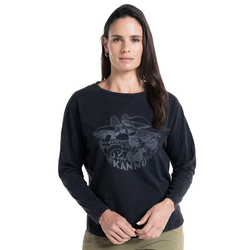 POLERA ESTAMPADA LIFESTYLE MUJER ML | EN COLOR NEGRO - 1