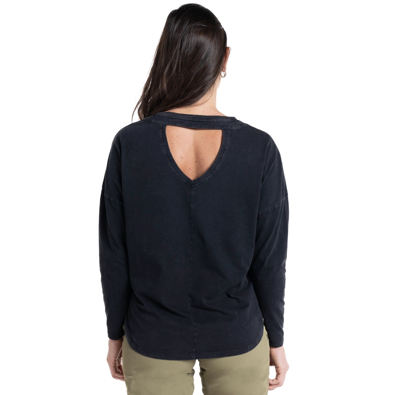 POLERA ESTAMPADA LIFESTYLE MUJER ML | EN COLOR NEGRO - 2
