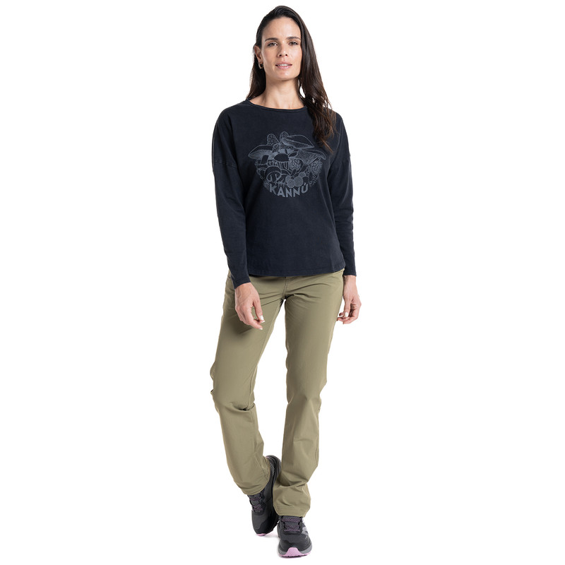 POLERA ESTAMPADA LIFESTYLE MUJER ML | EN COLOR NEGRO - 4