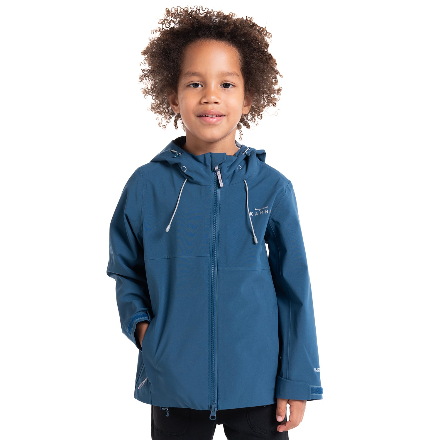PARKA OUTDOOR IMPERMEABLE VESTISQUERO 5K-5K NIÑO | AZUL - 1