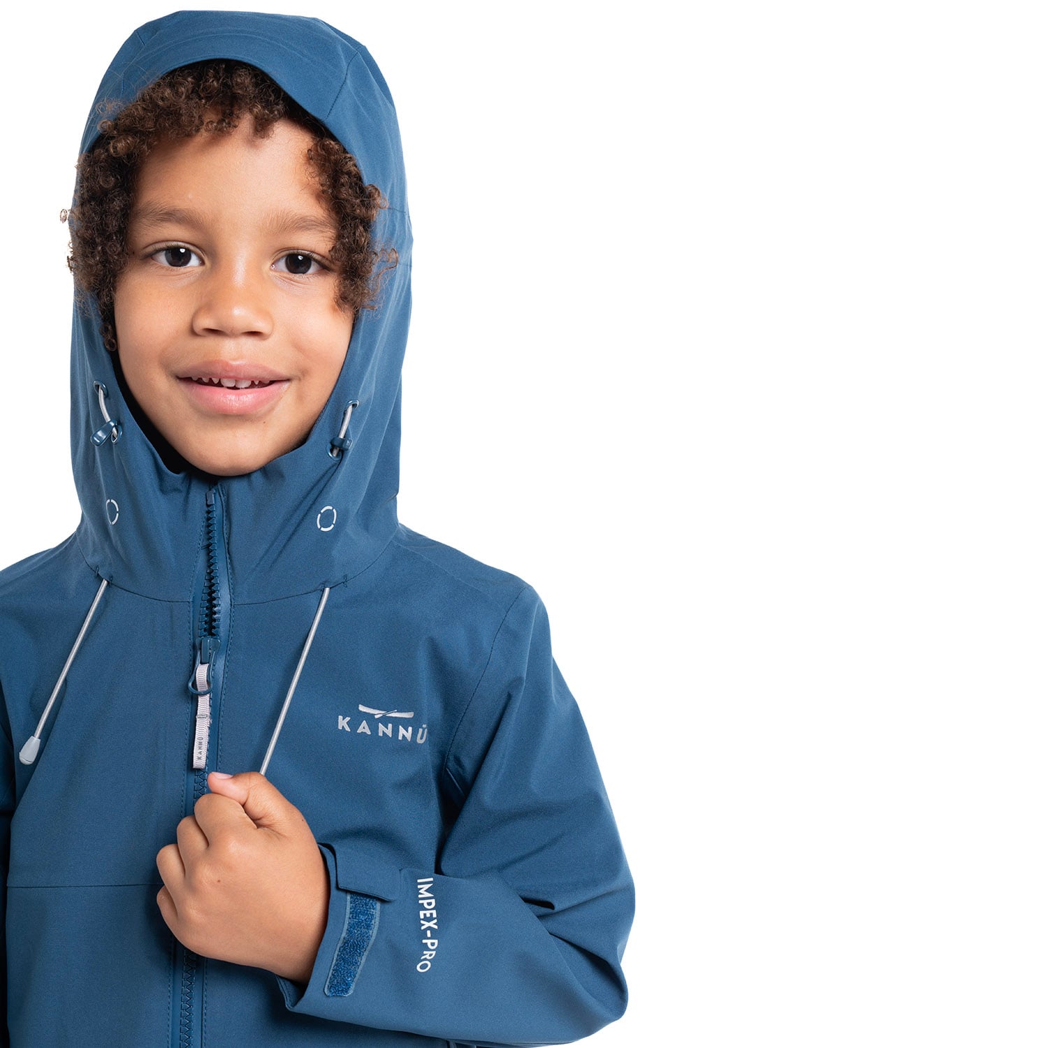 PARKA OUTDOOR IMPERMEABLE VESTISQUERO 5K-5K NIÑO | AZUL - 3