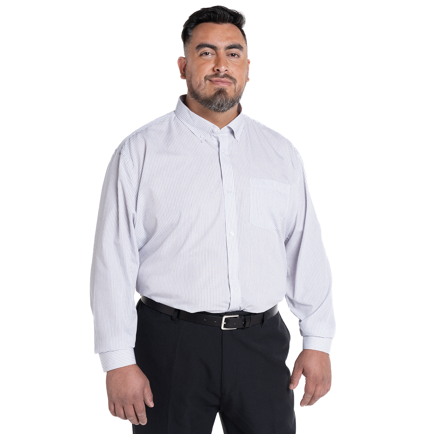 CAMISA LISTADA PREMIUM REGULAR FIT | AZUL MARINO - 1