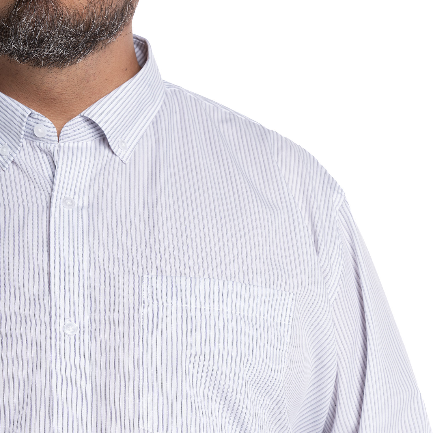 CAMISA LISTADA PREMIUM REGULAR FIT | AZUL MARINO - 3