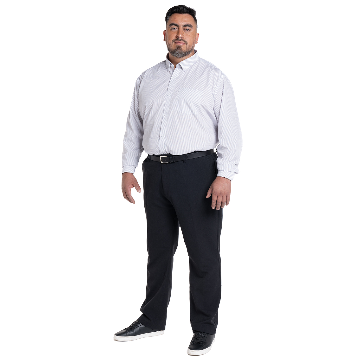CAMISA LISTADA PREMIUM REGULAR FIT | AZUL MARINO - 4