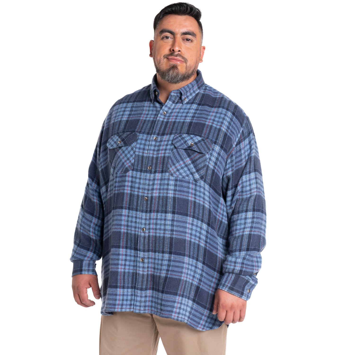 CAMISA LEÑADORA SPECIAL FIT | AZUL ELÉCTRICO - 1