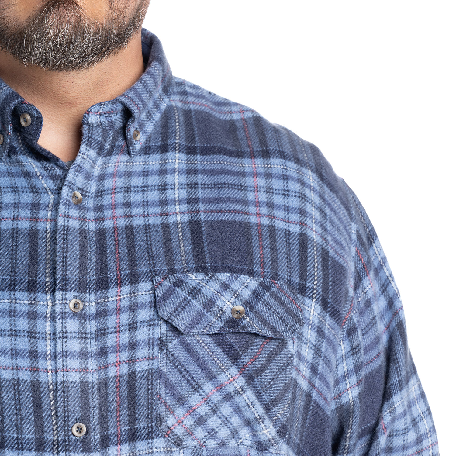 CAMISA LEÑADORA SPECIAL FIT | AZUL ELÉCTRICO - 3