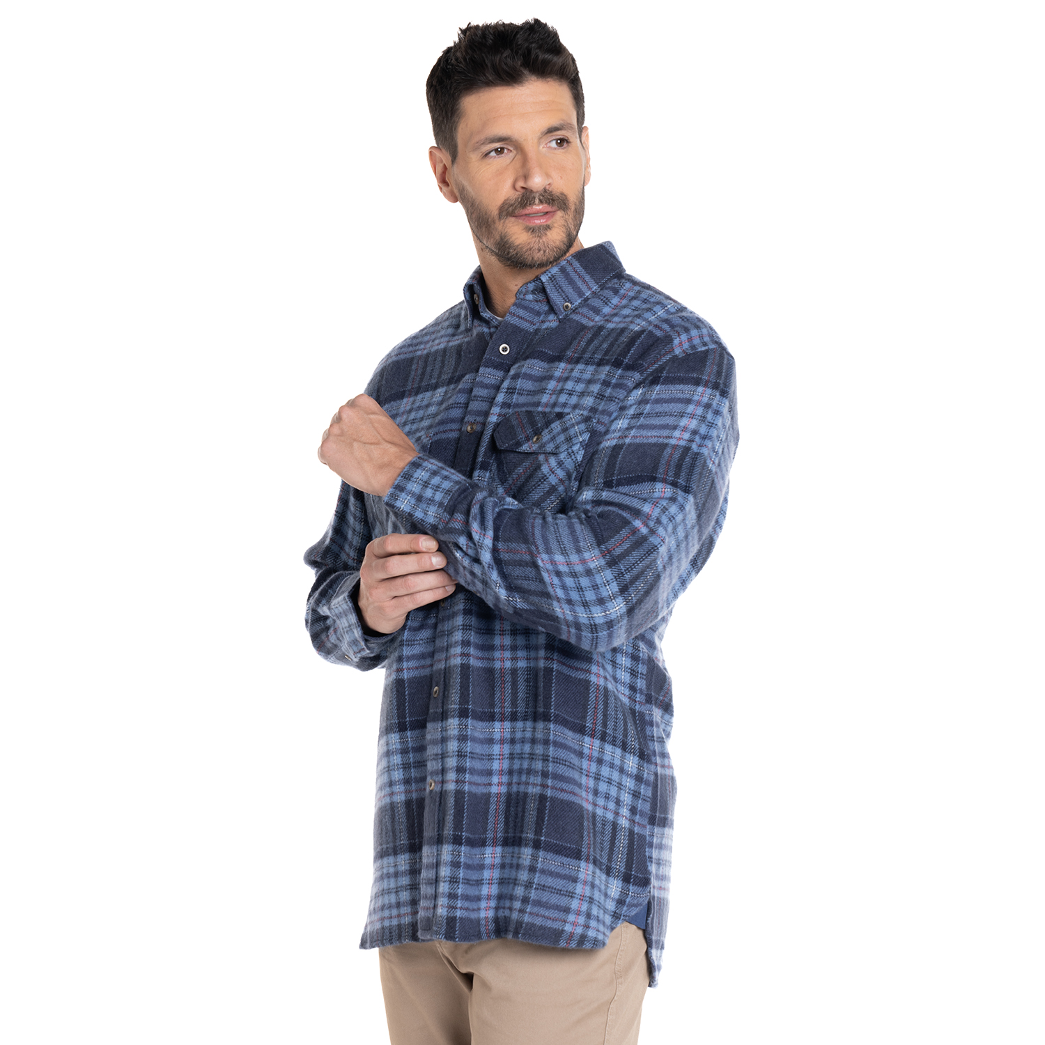 CAMISA LEÑADORA SPECIAL FIT | AZUL ELÉCTRICO - 5