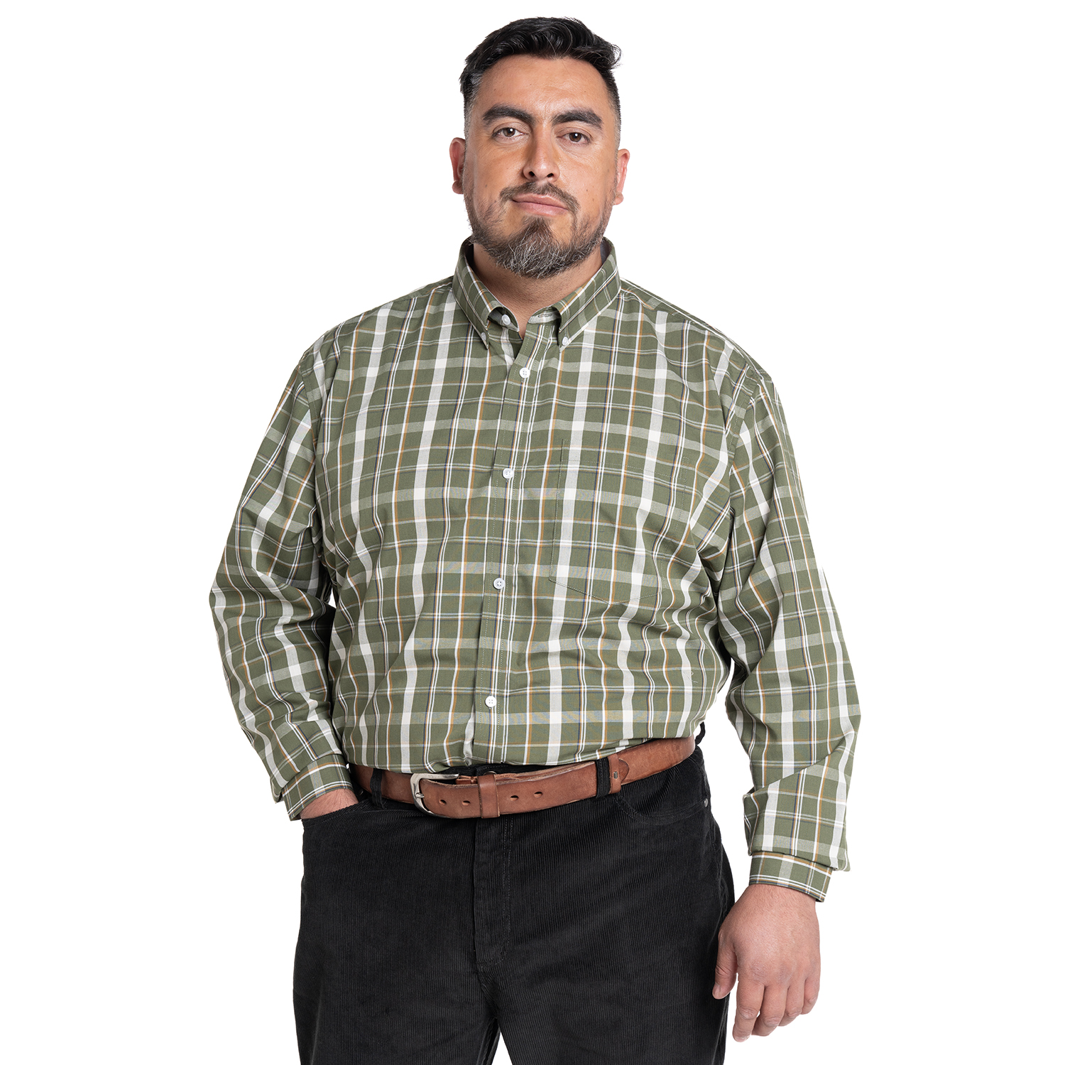 CAMISA FANTASIA PREMIUM REGULAR FIT | VERDE - 1