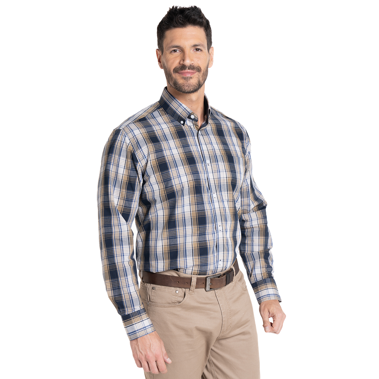 CAMISA FANTASIA PREMIUM REGULAR FIT | OCRE - 5
