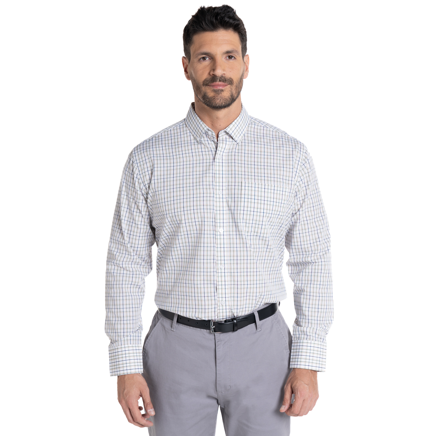 CAMISA FANTASÍA CUADRO CLÁSICO REGULAR FIT | AZUL - 5