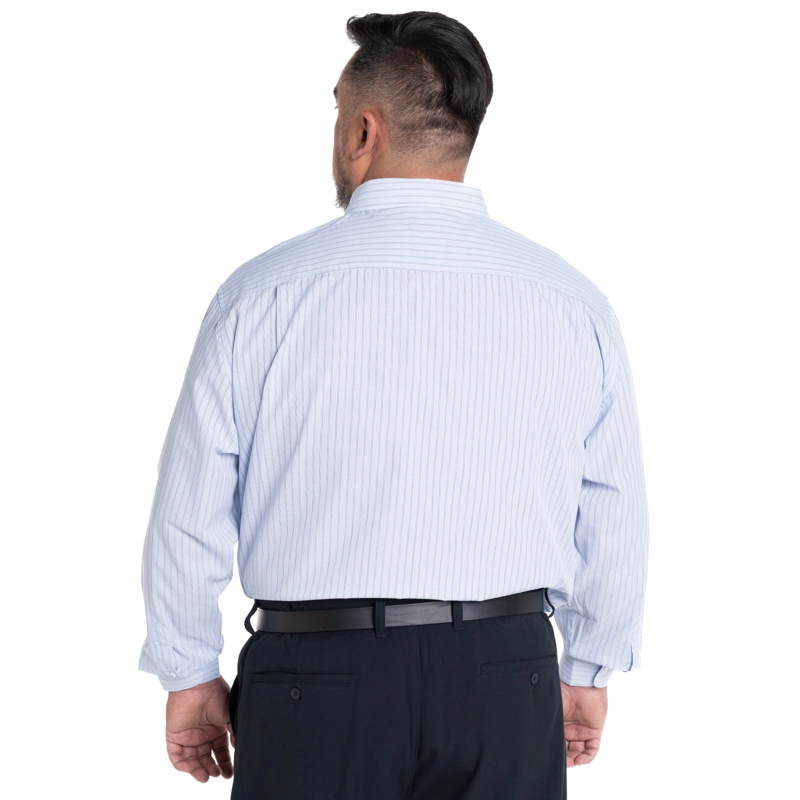CAMISA LISTADA PREMIUM REGULAR FIT | CELESTE - 2