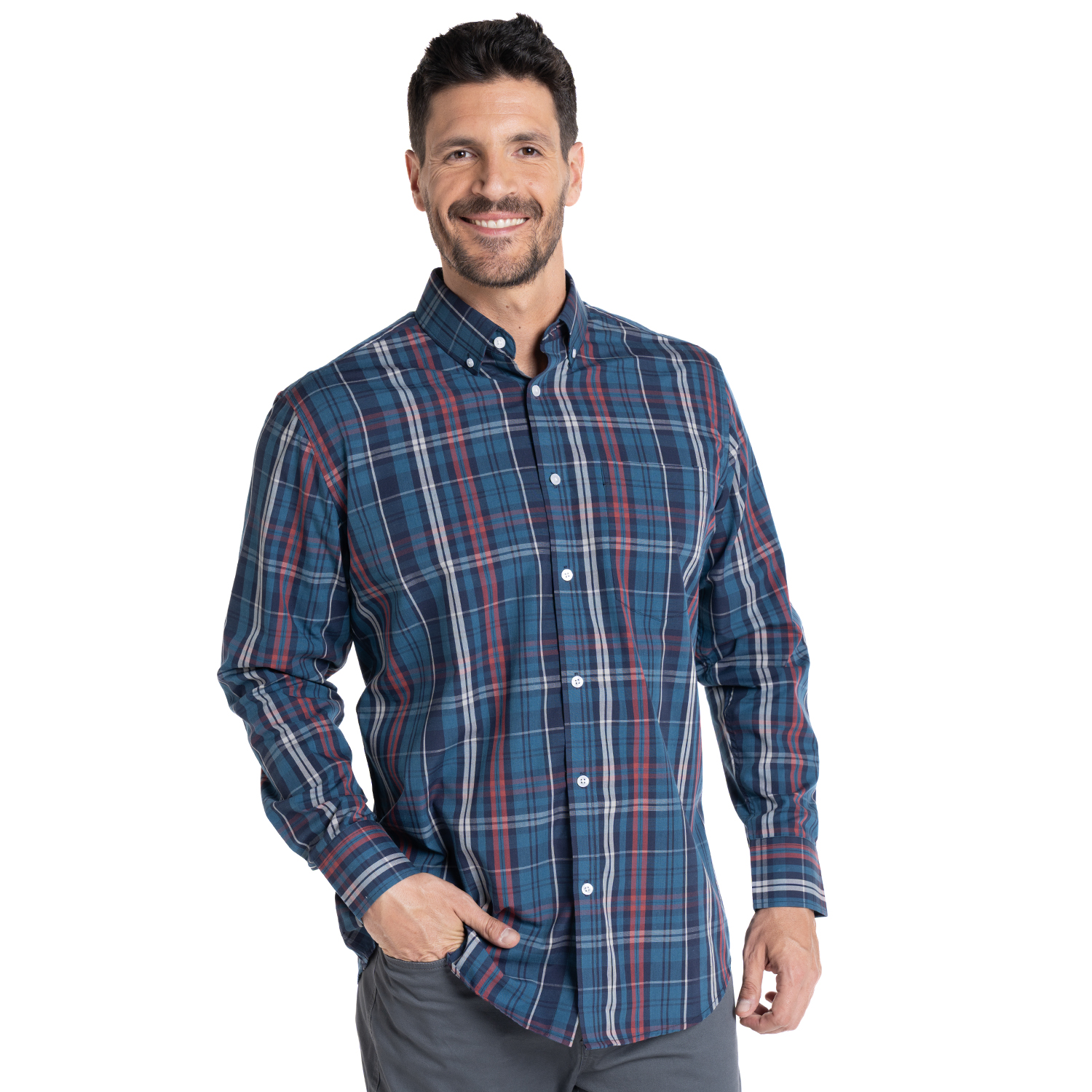 CAMISA FANTASIA PREMIUM REGULAR FIT | CELESTE - 5