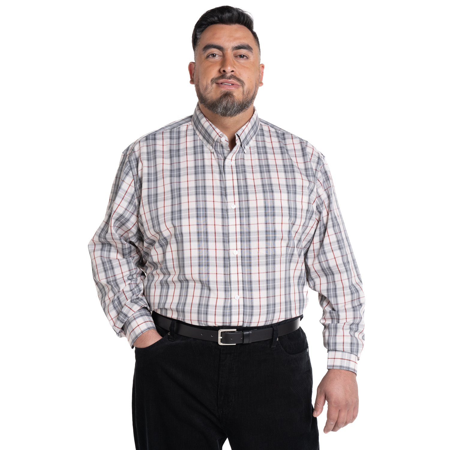 CAMISA FANTASIA PREMIUM REGULAR FIT | CREMA - 1