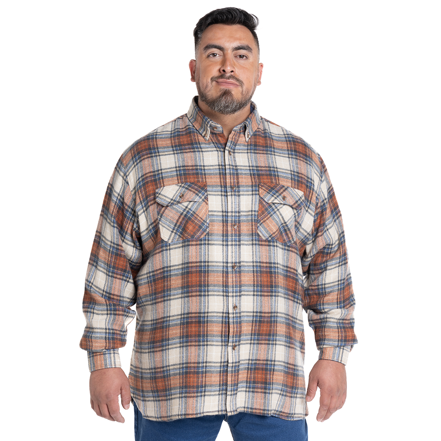 CAMISA LEÑADORA SPECIAL FIT | CREMA - 1