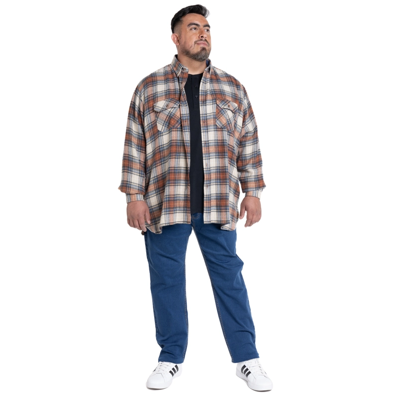 CAMISA LEÑADORA SPECIAL FIT | CREMA - 4
