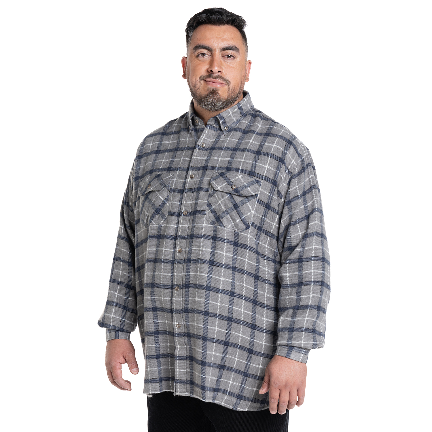 CAMISA LEÑADORA SPECIAL FIT | GRIS CLARO - 1