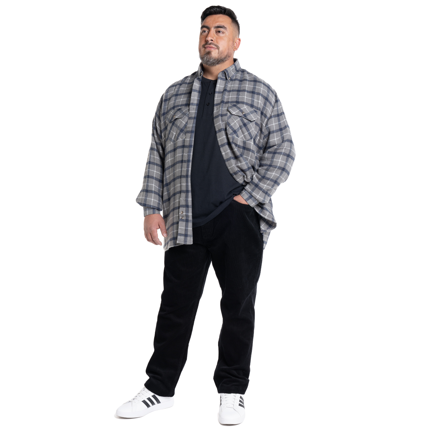 CAMISA LEÑADORA SPECIAL FIT | GRIS CLARO - 4