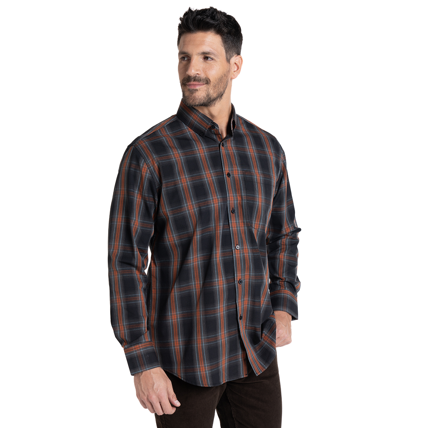 CAMISA FANTASIA PREMIUM REGULAR FIT | SALMÓN - 5
