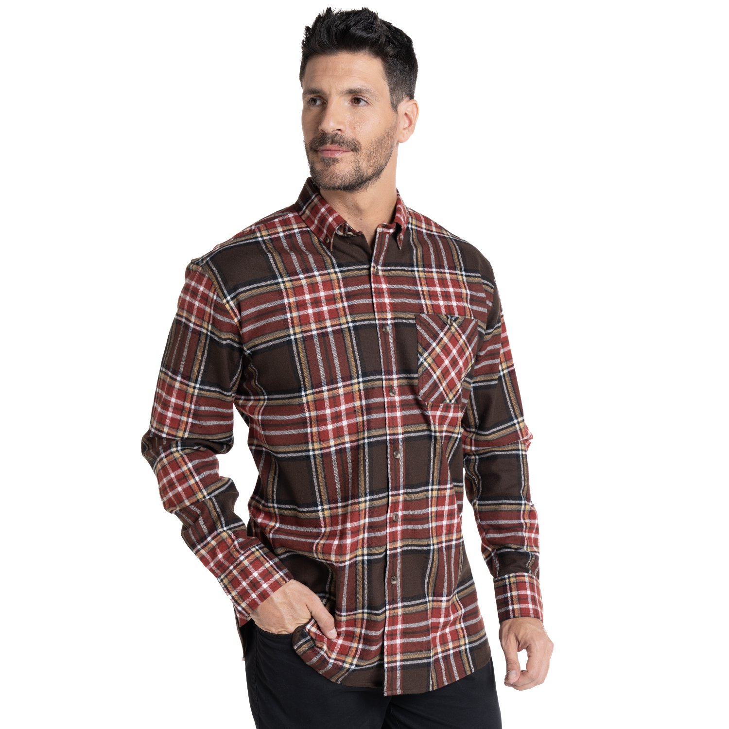 CAMISA VILLELA FANTASIA REGULAR FIT | TERRACOTA - 5