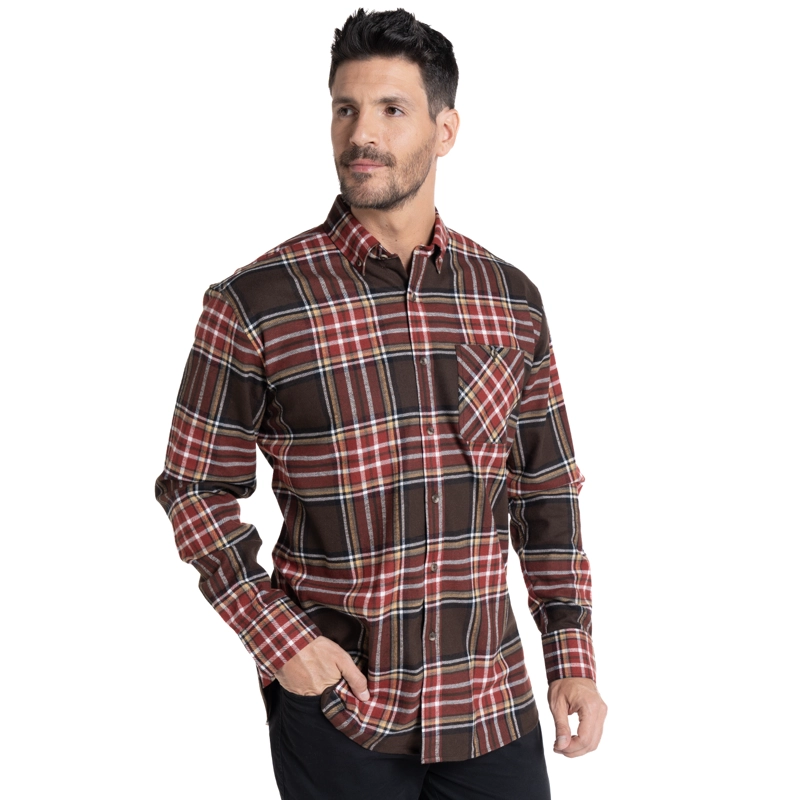 CAMISA VILLELA FANTASIA REGULAR FIT | TERRACOTA - 5