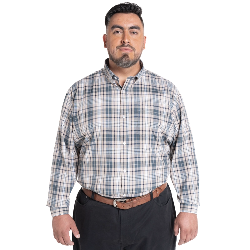 CAMISA FANTASIA CLASICA REGULAR FIT | CREMA - 1