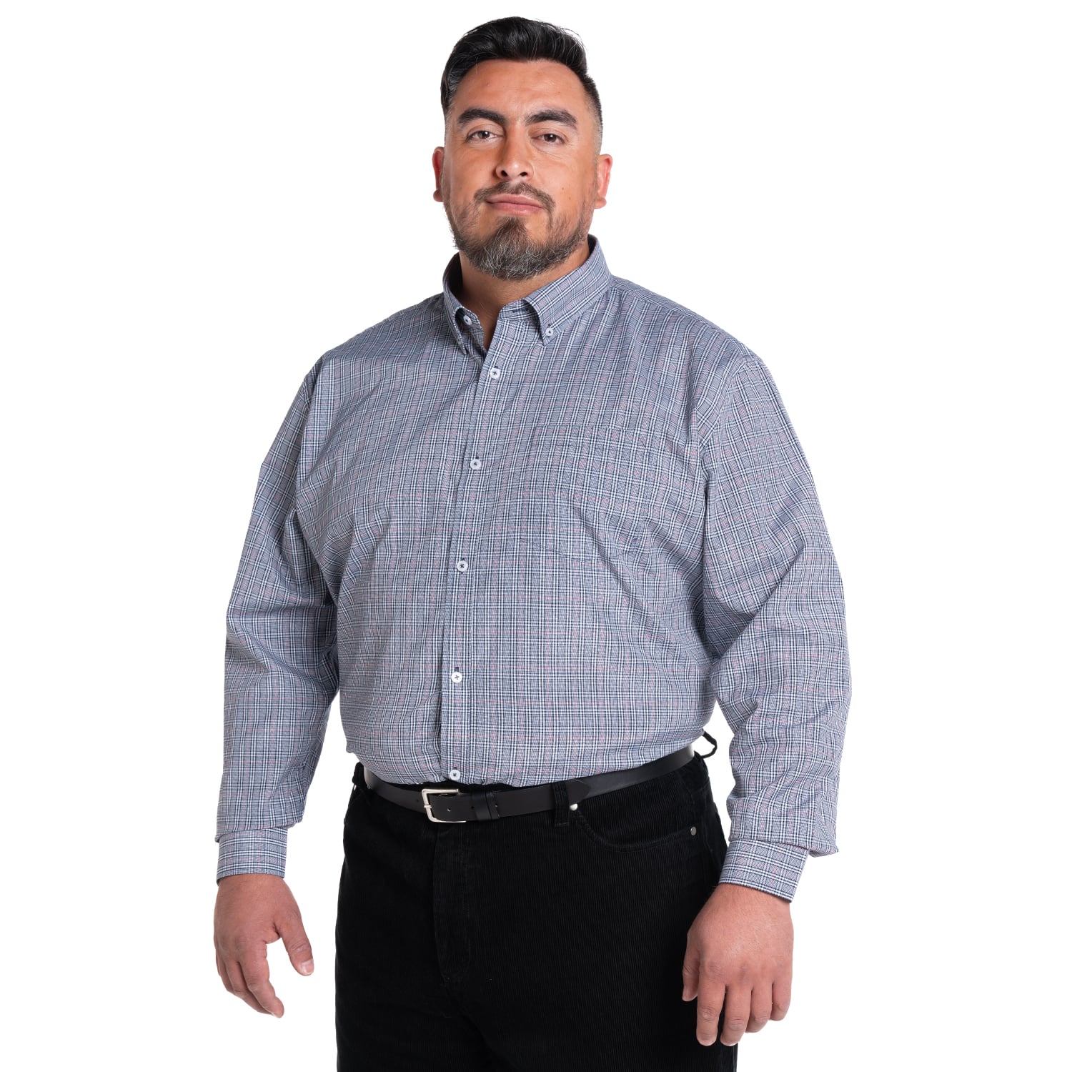 CAMISA FANTASIA CLASICA REGULAR FIT | GRIS - 1
