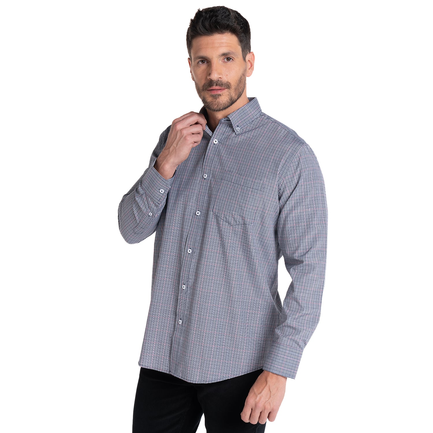 CAMISA FANTASIA CLASICA REGULAR FIT | GRIS - 5