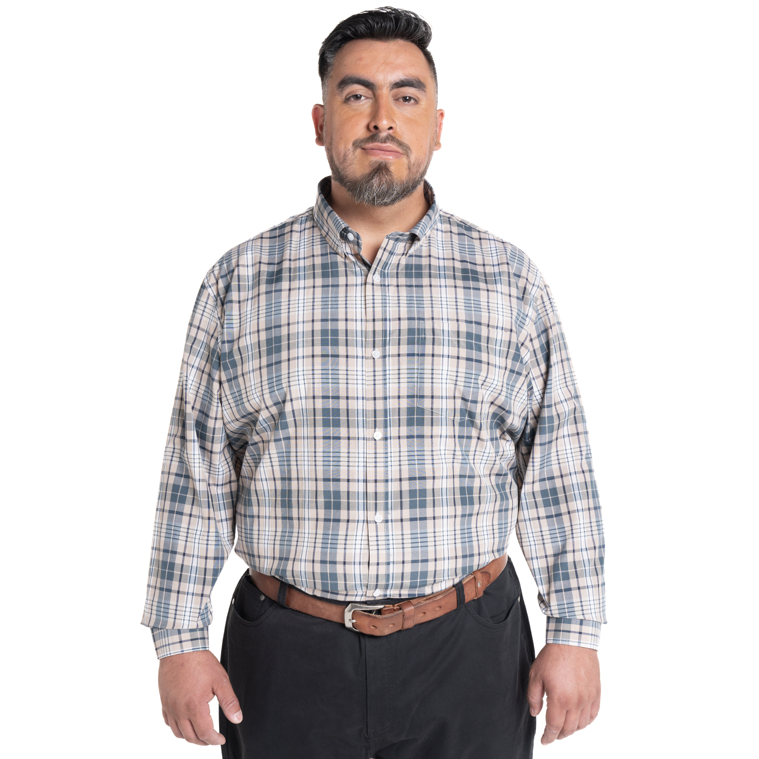 CAMISA FANTASIA CLASICA REGULAR FIT | AZUL - 5