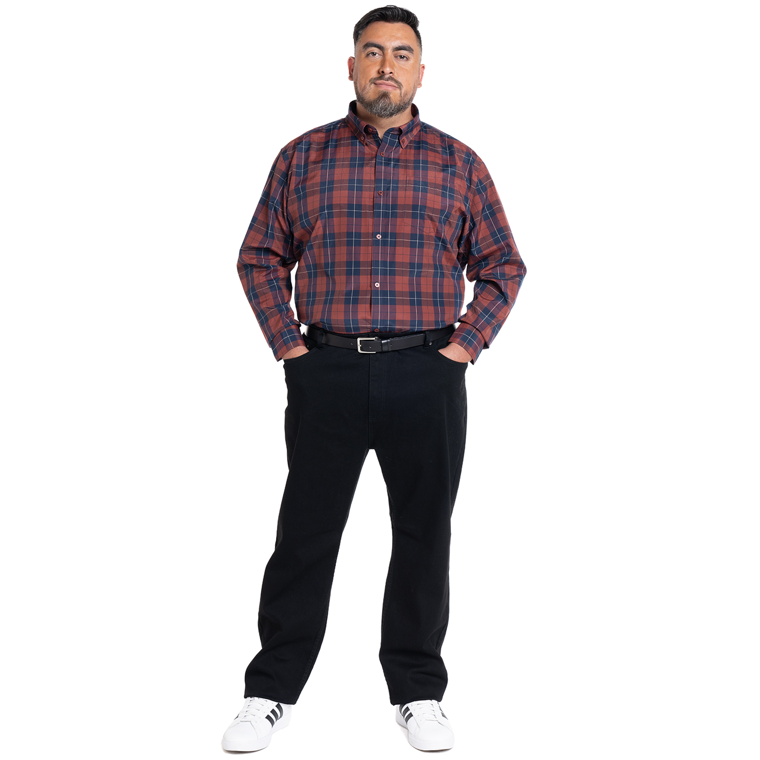 CAMISA FANTASIA CLASICA REGULAR FIT | LADRILLO - 4