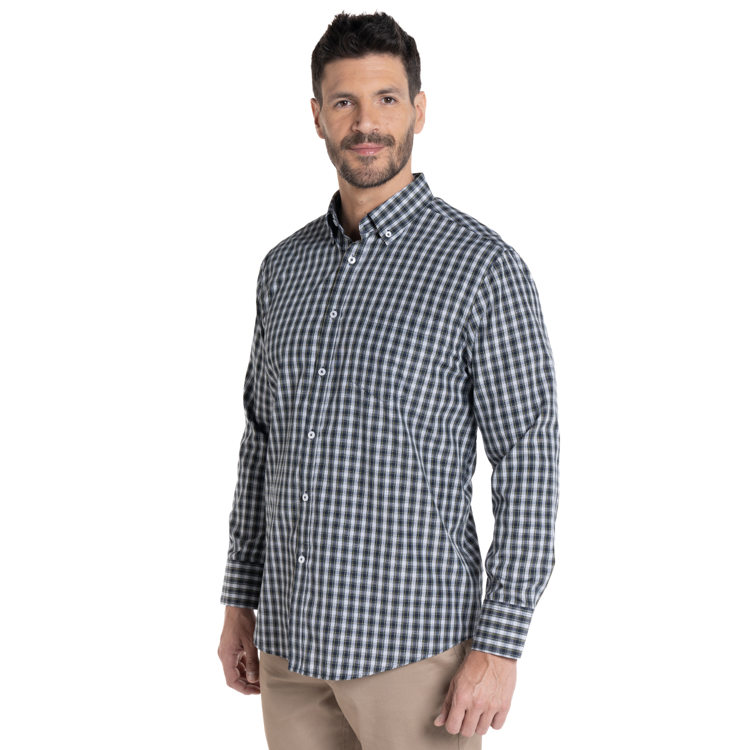 CAMISA FANTASIA CLASICA REGULAR FIT | AZUL PETRÓLEO - 5
