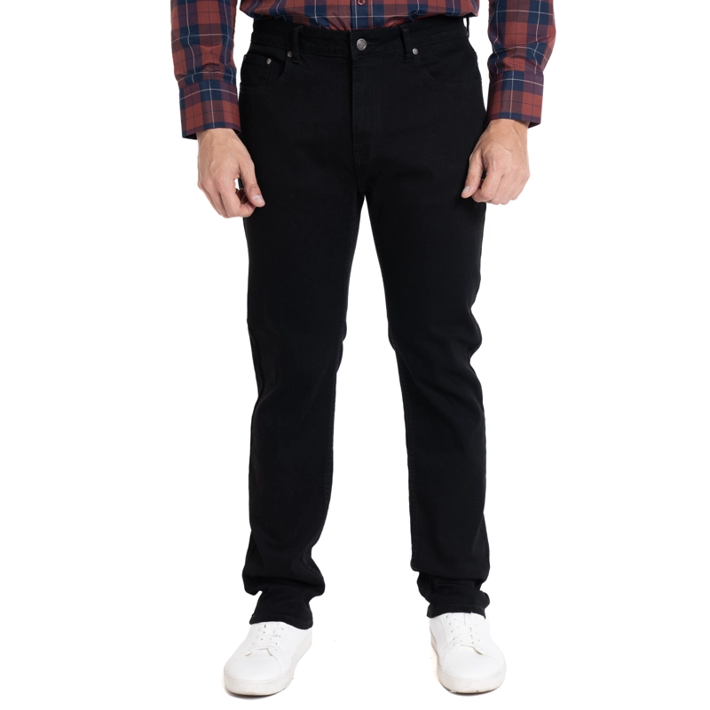 JEANS SPANDEX SLIM FIT | NEGRO - 1
